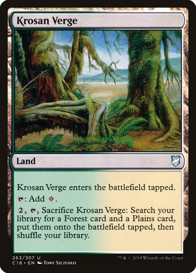 Image for Krosan Verge (263) [Commander 2018]