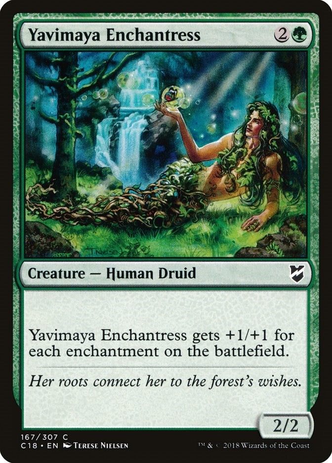 Image for Yavimaya Enchantress (167) [Commander 2018]