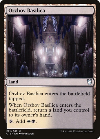 Image for Orzhov Basilica (271) [Commander 2018]