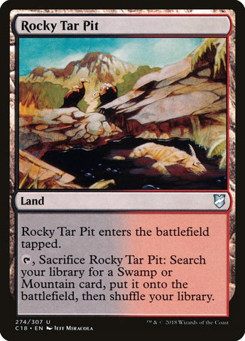 Image for Rocky Tar Pit (274) [Commander 2018]