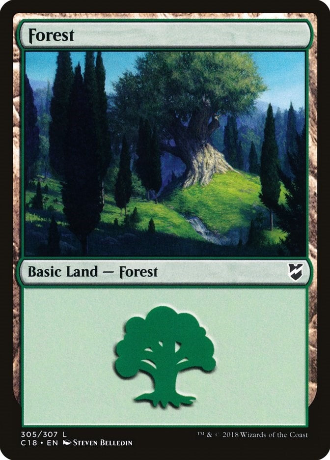 Image for Forest (305) (305) [Commander 2018]