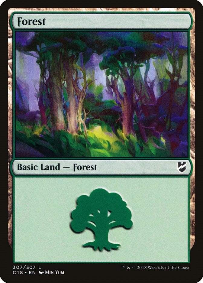 Image for Forest (307) (307) [Commander 2018]