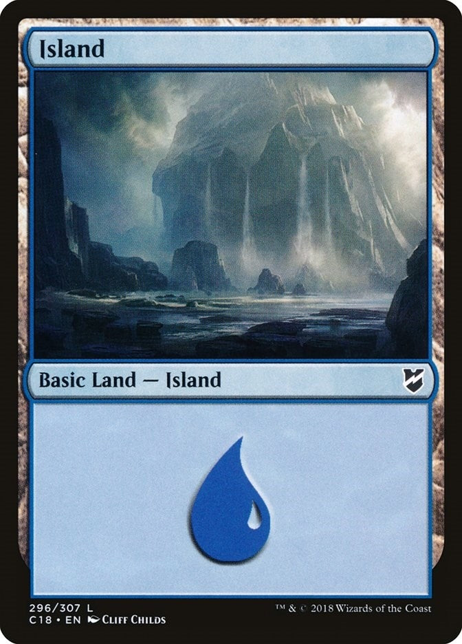 Image for Island (296) (296) [Commander 2018]