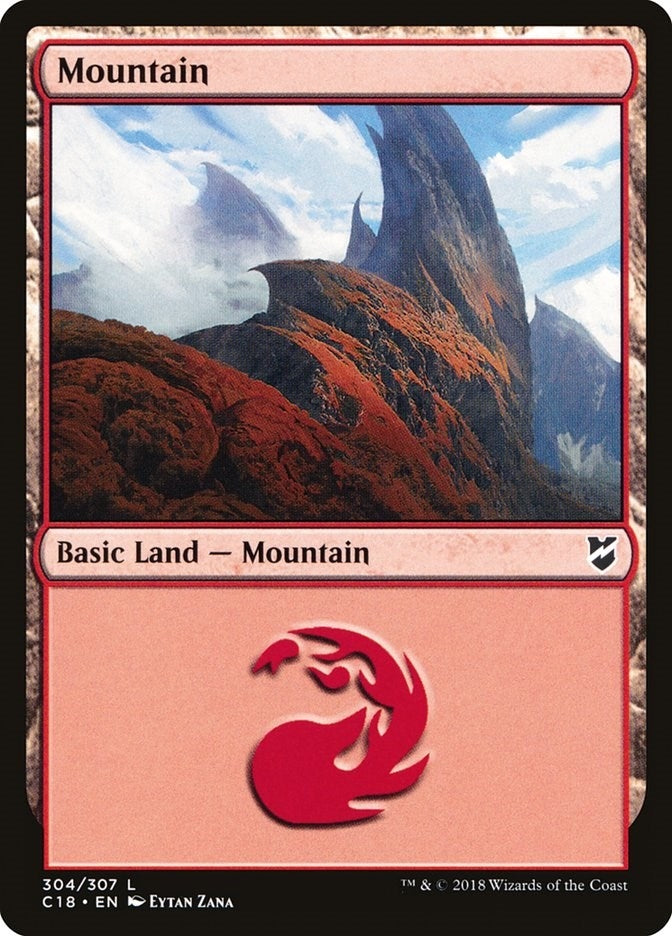 Image for Mountain (304) (304) [Commander 2018]