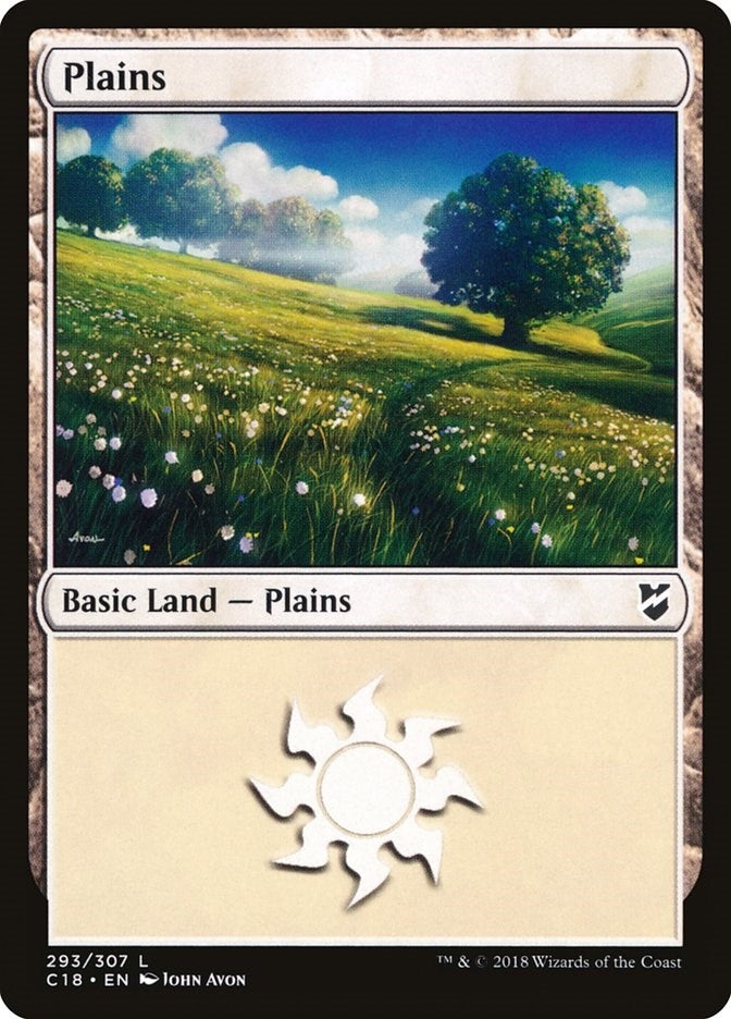Image for Plains (293) (293) [Commander 2018]