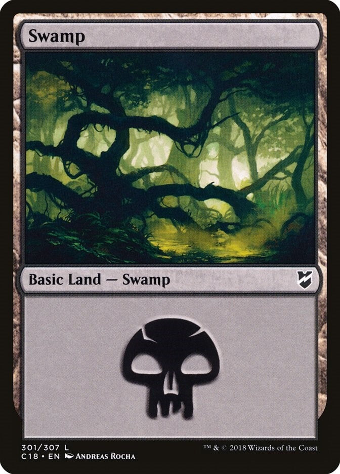 Image for Swamp (301) (301) [Commander 2018]