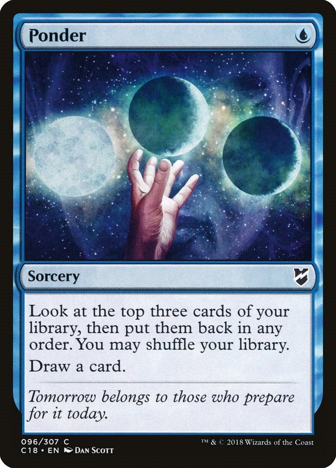 Image for Ponder (96) [Commander 2018]