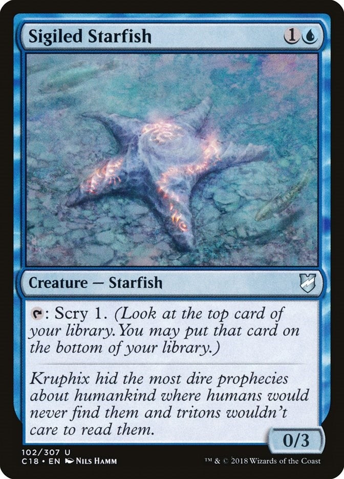 Image for Sigiled Starfish (102) [Commander 2018]