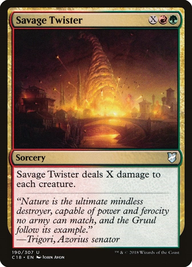 Image for Savage Twister (190) [Commander 2018]