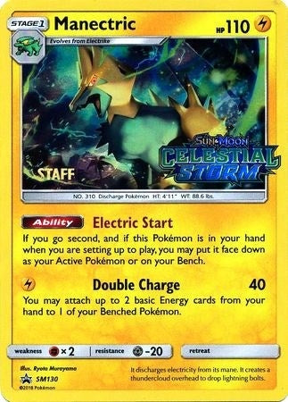 Image for Manectric - SM130 (Prerelease) [Staff] (SM130) [SM Promos]