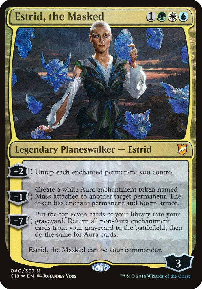 Image for Estrid, the Masked (Commander 2018) (40) [Oversize Cards]