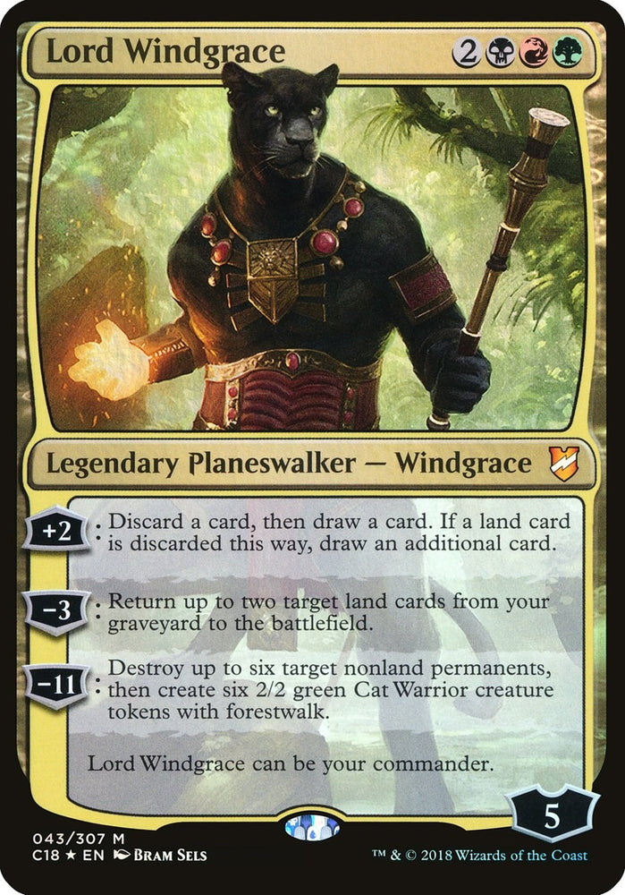 Image for Lord Windgrace (Commander 2018) (43) [Oversize Cards]
