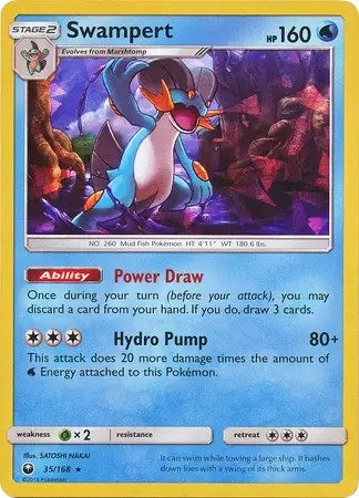 Image for Swampert (035/168) [Deck Exclusives]