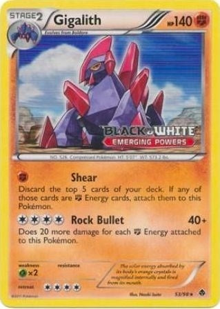 Image for Gigalith (53/98) [Black and White Promos]