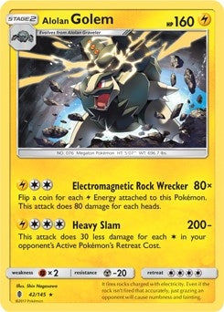 Image for Alolan Golem (042/145) [Blister Exclusives]