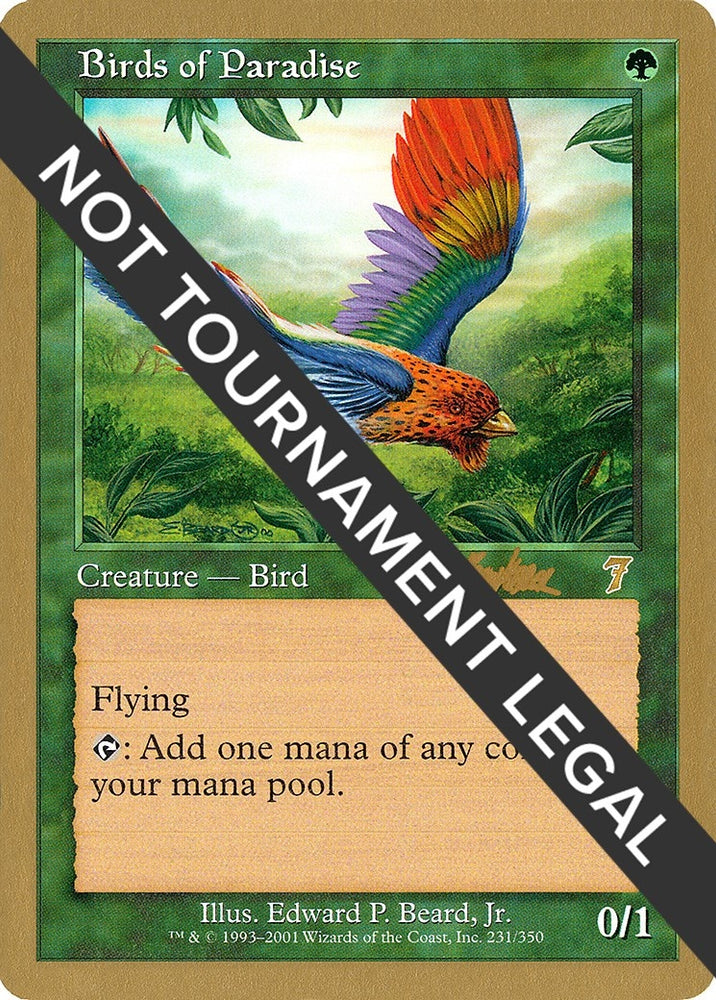 Image for Birds of Paradise - 2002 Brian Kibler (7ED) [World Championship Decks]