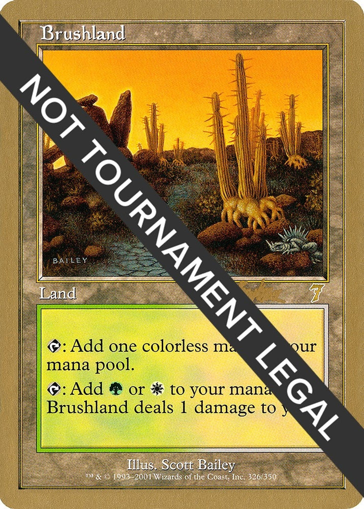 Image for Brushland - 2002 Brian Kibler (7ED) [World Championship Decks]