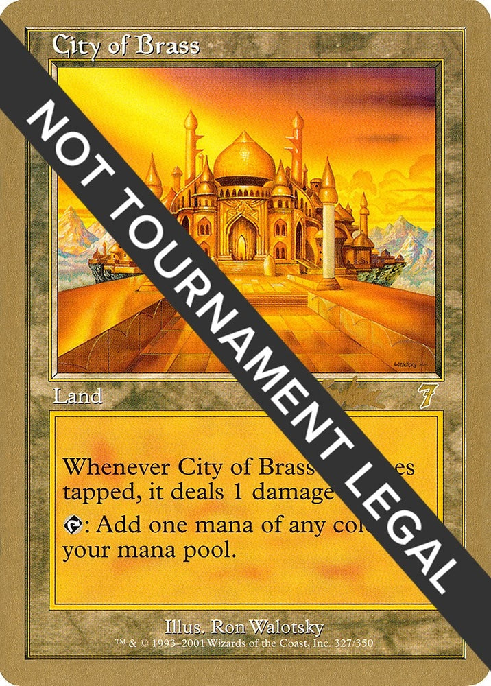 Image for City of Brass - 2002 Brian Kibler (7ED) [World Championship Decks]