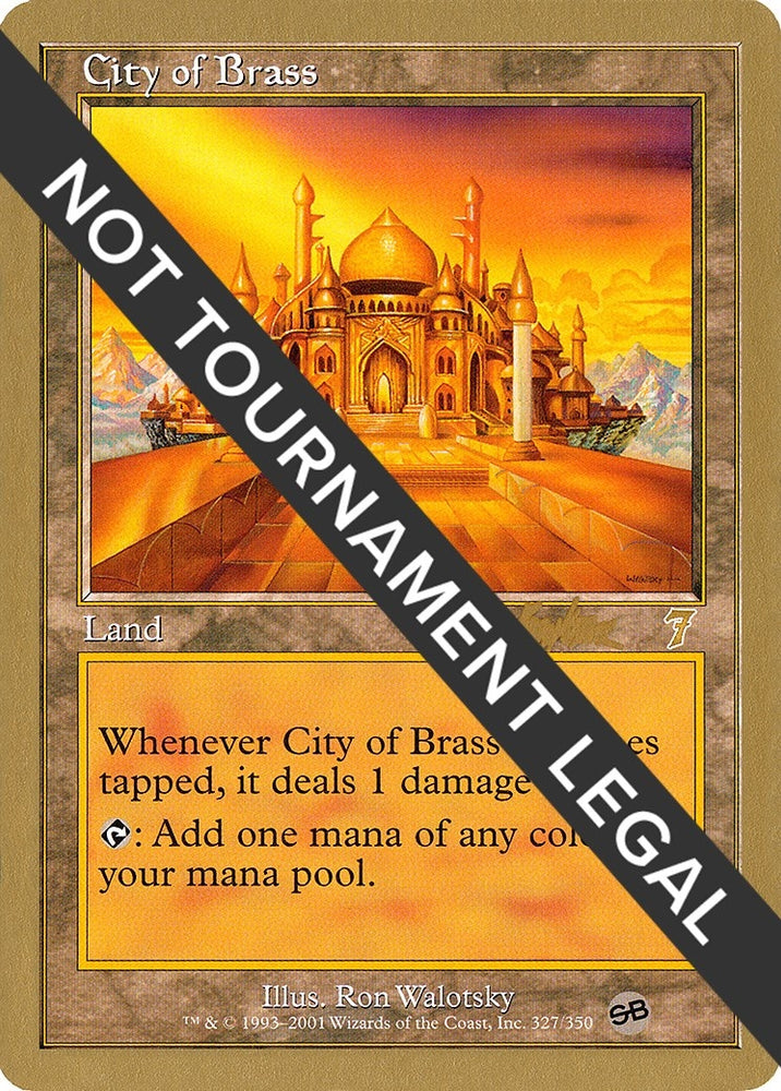 Image for City of Brass - 2002 Brian Kibler (7ED) (SB) [World Championship Decks]
