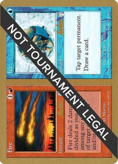 Image for Fire // Ice - 2002 Brian Kibler (APC) [World Championship Decks]