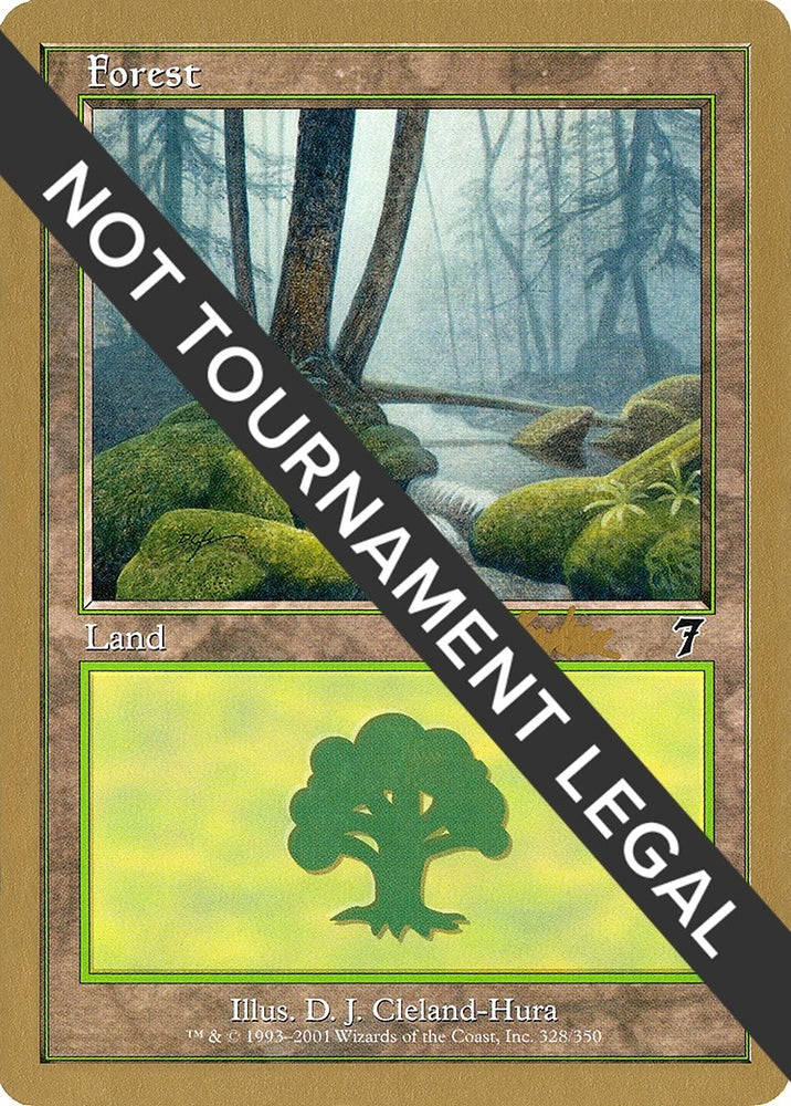 Image for Forest (328) - 2002 Brian Kibler (7ED) [World Championship Decks]