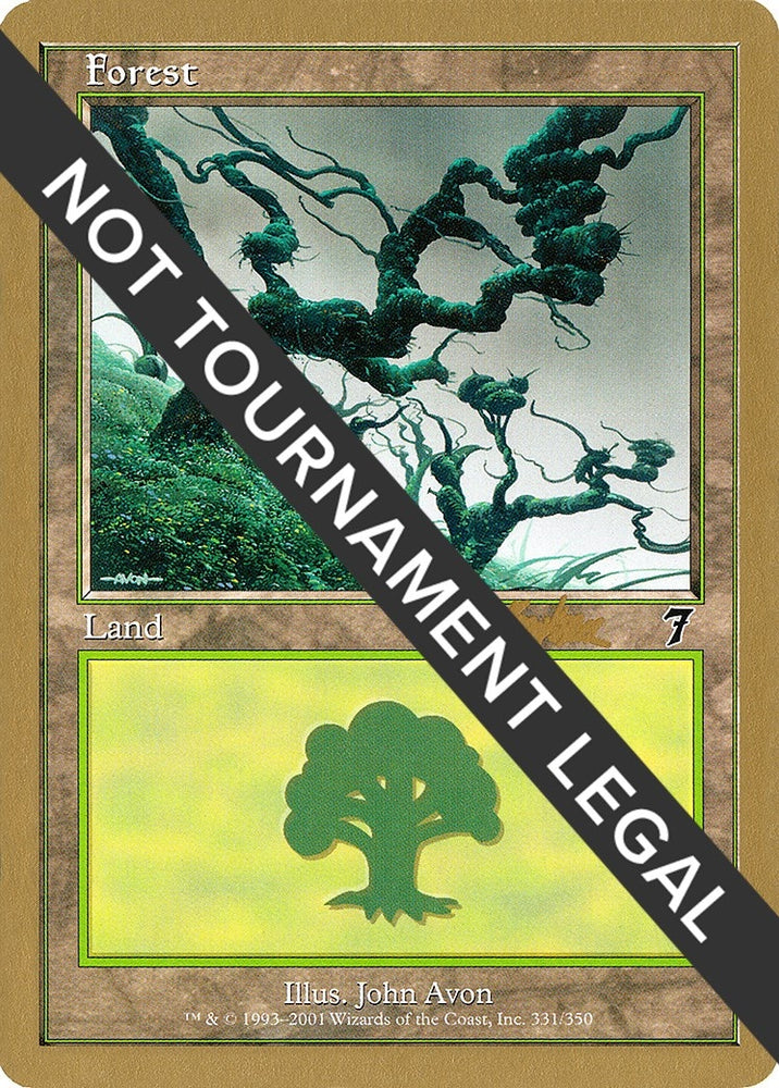 Image for Forest (331) - 2002 Brian Kibler (7ED) [World Championship Decks]