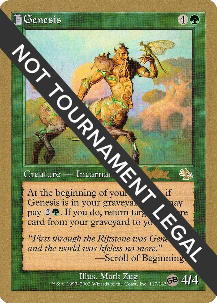 Image for Genesis - 2002 Brian Kibler (JUD) (SB) [World Championship Decks]
