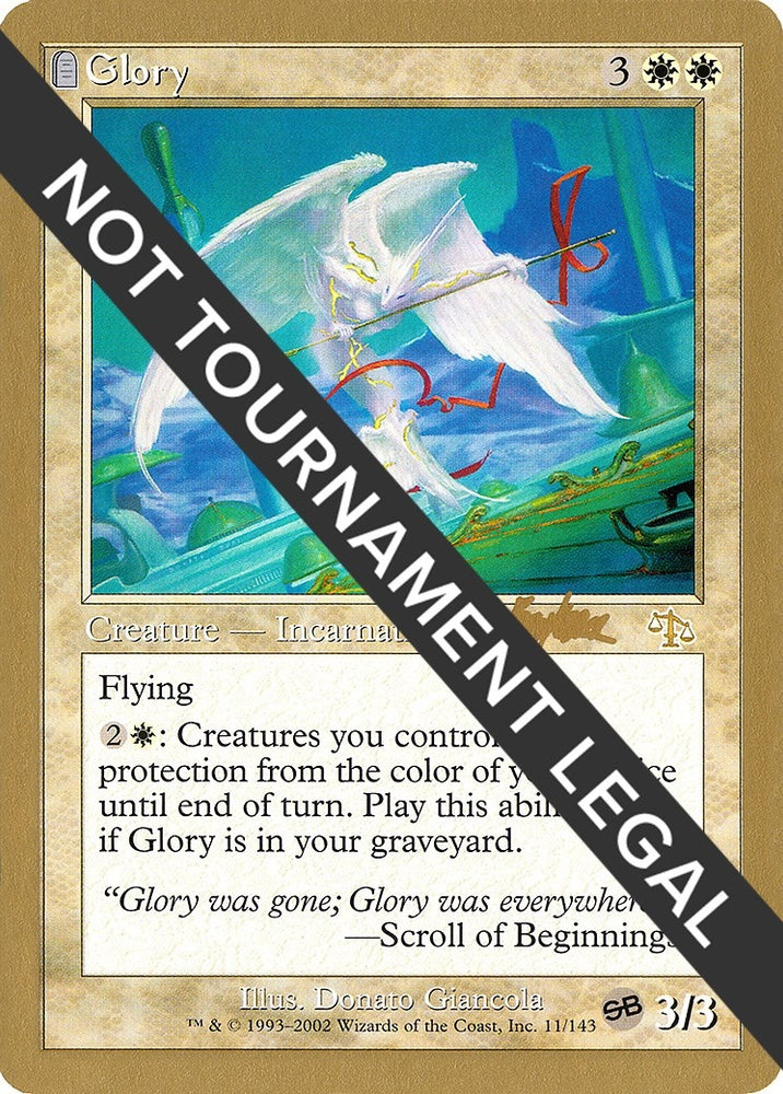 Image for Glory - 2002 Brian Kibler (JUD) (SB) [World Championship Decks]