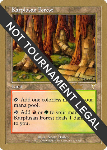 Image for Karplusan Forest - 2002 Brian Kibler (7ED) [World Championship Decks]