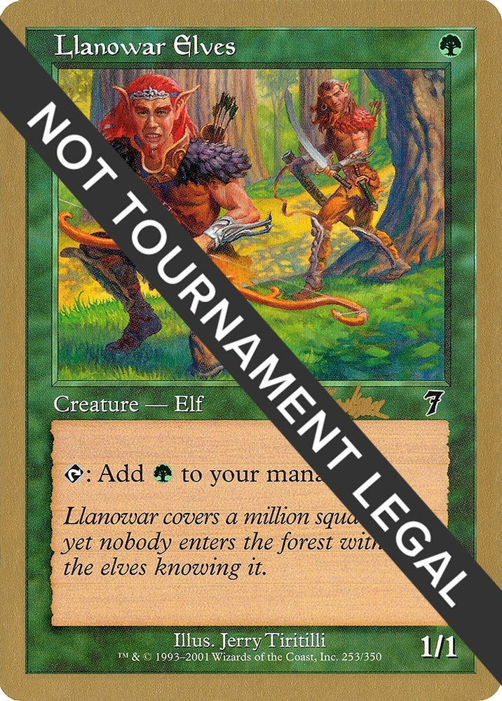 Image for Llanowar Elves - 2002 Brian Kibler (7ED) [World Championship Decks]