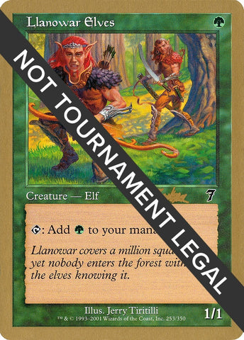 Image for Llanowar Elves - 2002 Brian Kibler (7ED) [World Championship Decks]