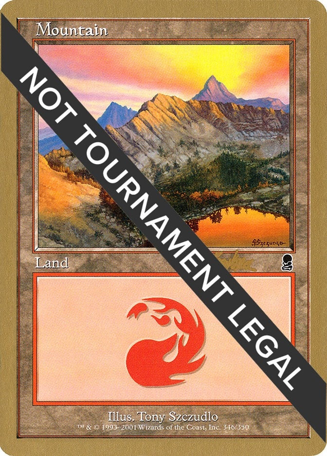 Image for Mountain (346) - 2002 Brian Kibler (ODY) [World Championship Decks]