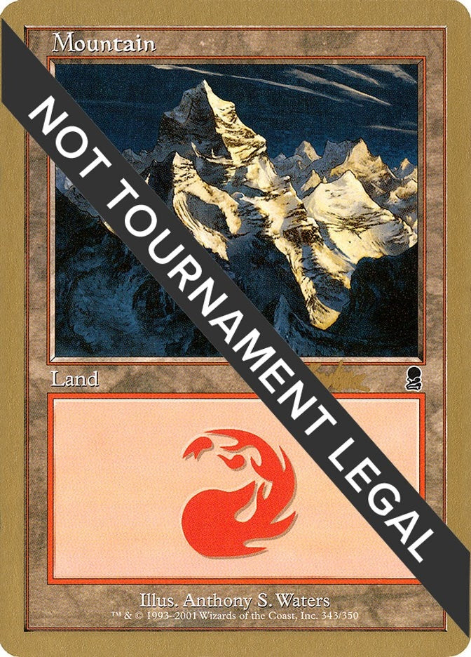 Image for Mountain (343) - 2002 Brian Kibler (ODY) [World Championship Decks]