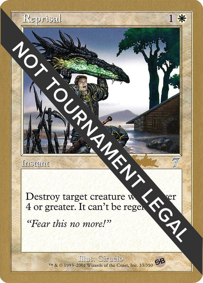 Image for Reprisal - 2002 Brian Kibler (7ED) (SB) [World Championship Decks]