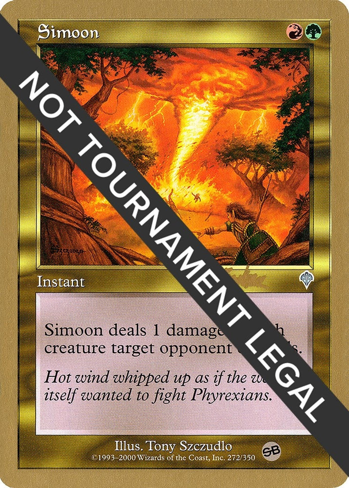 Image for Simoon - 2002 Brian Kibler (INV) (SB) [World Championship Decks]