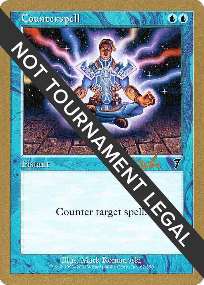 Image for Counterspell - 2002 Carlos Romao (7ED) [World Championship Decks]