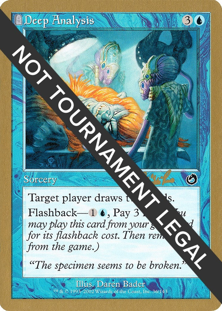 Image for Deep Analysis - 2002 Carlos Romao (TOR) [World Championship Decks]