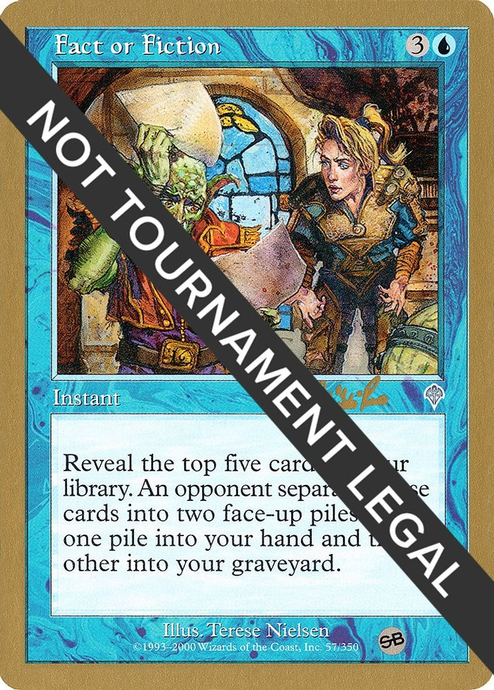 Image for Fact or Fiction - 2002 Carlos Romao (INV) (SB) [World Championship Decks]