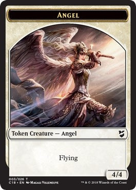 Image for Angel // Soldier Double-Sided Token (3 // 6) [Commander 2018]
