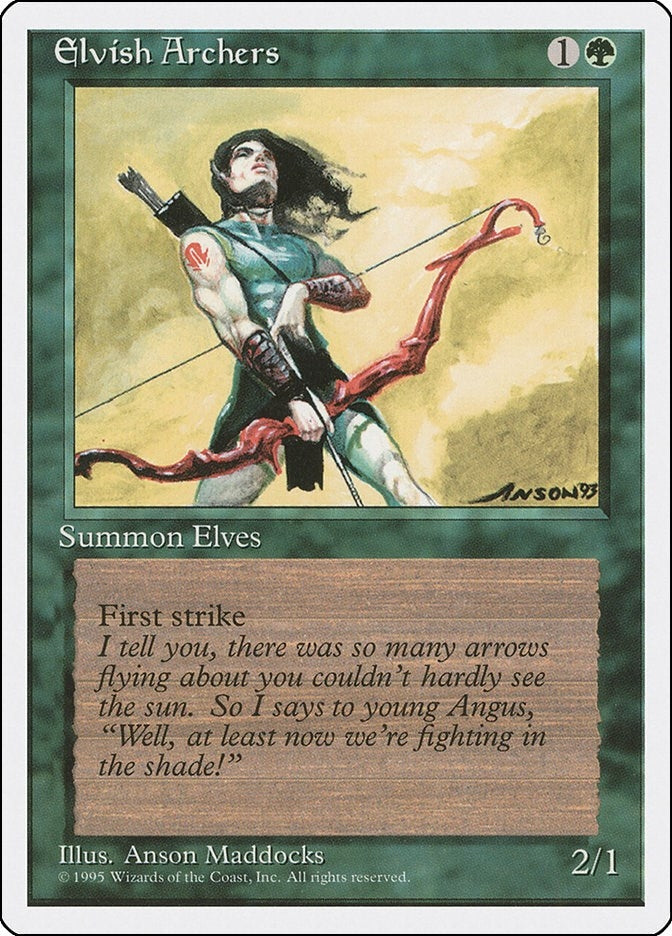Image for Elvish Archers (127) [Fourth Edition]