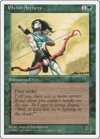 Image for Elvish Archers (127) [Fourth Edition]