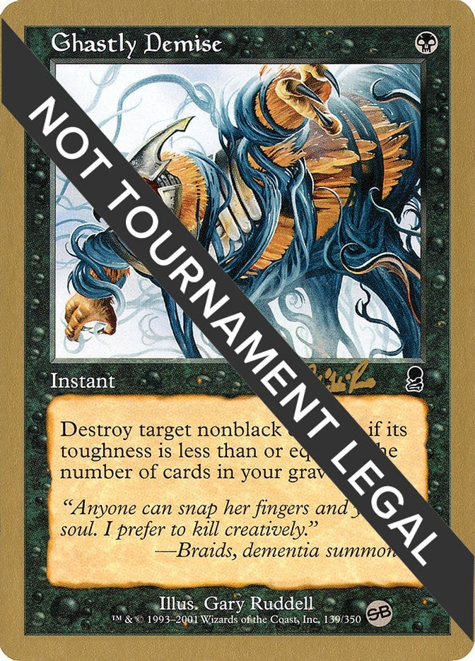 Image for Ghastly Demise - 2002 Carlos Romao (ODY) (SB) [World Championship Decks]