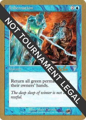 Image for Hibernation - 2002 Carlos Romao (7ED) (SB) [World Championship Decks]