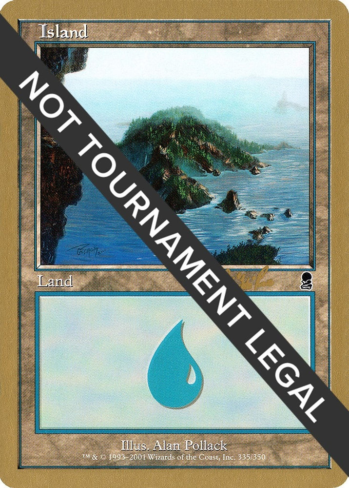 Image for Island (335) - 2002 Carlos Romao (ODY) [World Championship Decks]