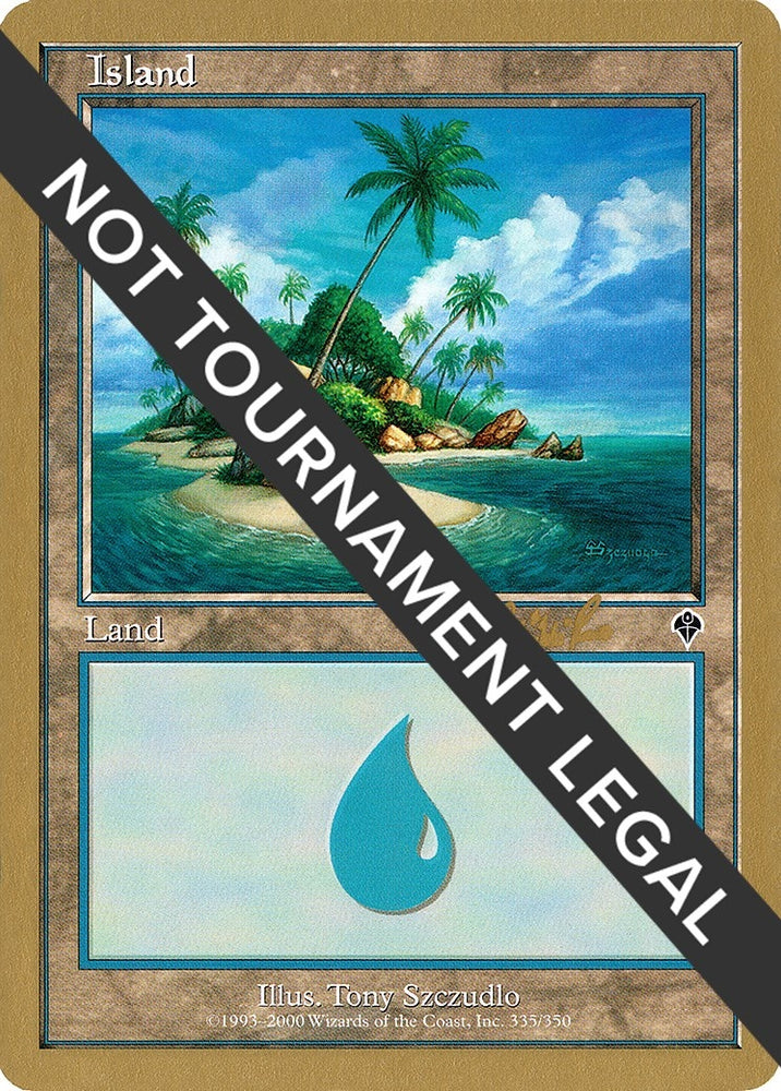 Image for Island (335) - 2002 Carlos Romao (INV) [World Championship Decks]