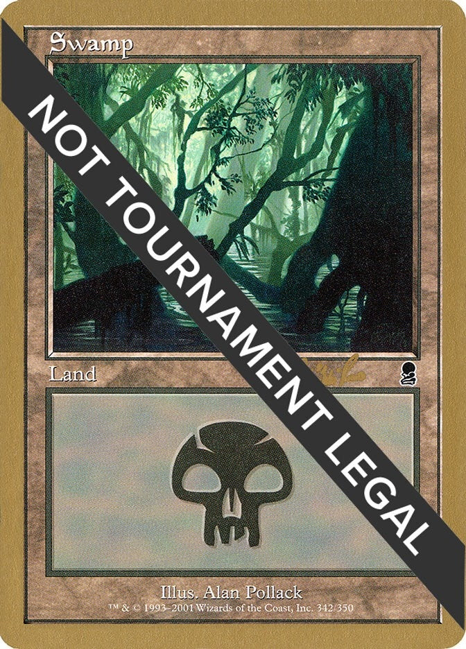 Image for Swamp (342) - 2002 Carlos Romao (ODY) [World Championship Decks]