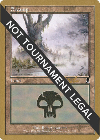 Image for Swamp (341) - 2002 Carlos Romao (ODY) [World Championship Decks]