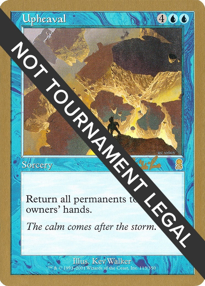 Image for Upheaval - 2002 Carlos Romao (ODY) [World Championship Decks]