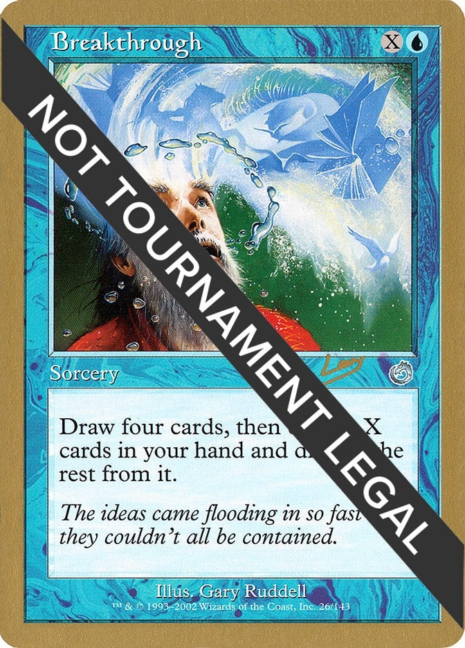Image for Breakthrough - 2002 Raphael Levy (TOR) [World Championship Decks]