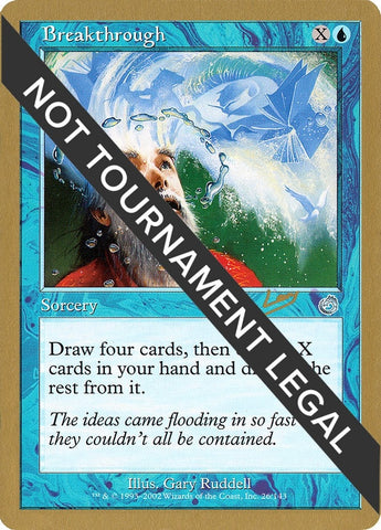 Image for Breakthrough - 2002 Raphael Levy (TOR) [World Championship Decks]